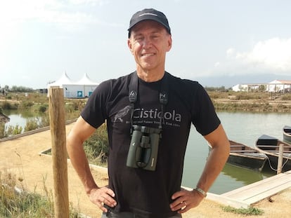 El ornitólogo sueco Per Alström en el Delta Birding Festival.