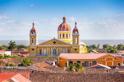 La catedral de la ciudad nicaragüense de Granada.