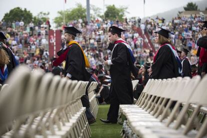 Ceremonia de graduación en Liberty University (Florida).