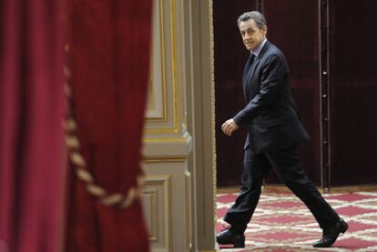 El presidente francés, Nicolas Sarkozy, en el palacio del Elíseo el pasado 30 de septiembre.