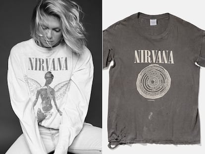 Esa camiseta vieja y gastada de Nirvana puedes venderla por 1.000 euros