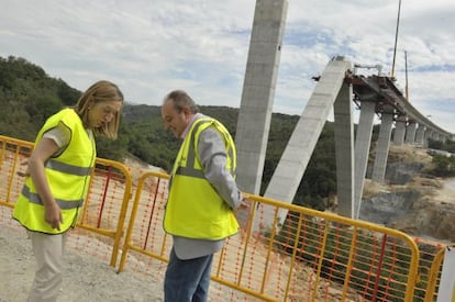 Visita de la ministra a las obras del AVE 