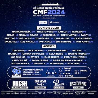 Cartel de la VII edición del Concert Music Festival.