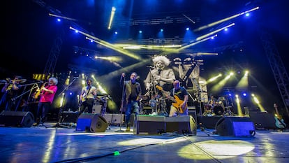 Los Fabulosos Cadillacs durante un concierto en Tijuana (México), el pasado 15 de octubre.