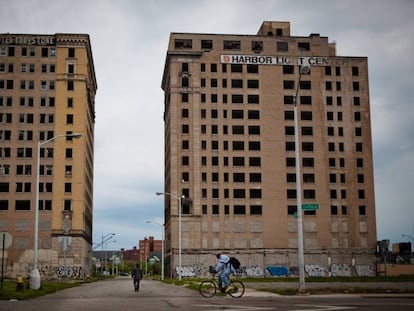 Edificios abandonados en Detroit.