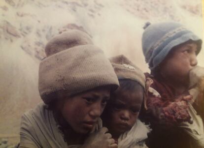 Niños en el Zanskar.