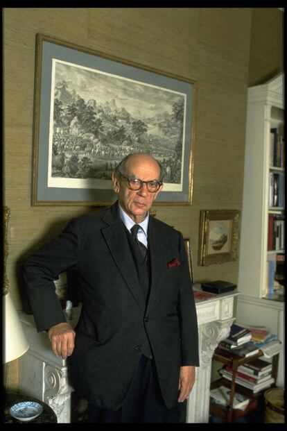 Isaiah Berlin, en octubre de 1992.