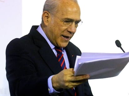 El secretario General de la Organización para la Cooperación y Desarrollo Económico (OCDE), José Ángel Gurría.
