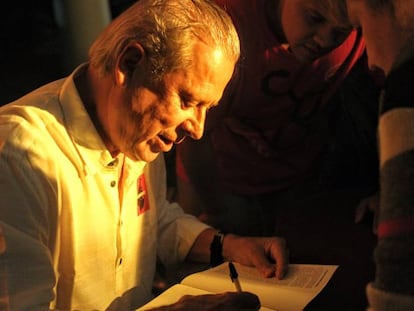 José Dirceu en el lanzamiento de su libro en Río de Janeiro.
