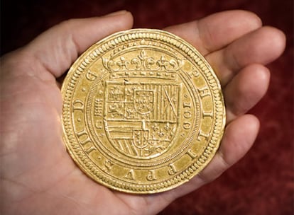 El centén (100 escudos), de 1609.