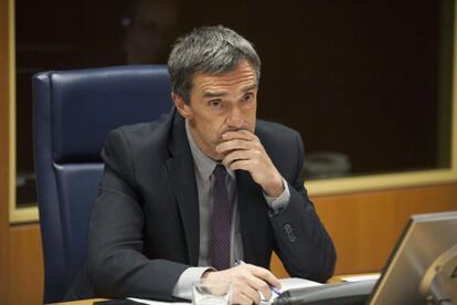 El secretario general de Paz y Convivencia del Gobierno vasco, Jonan Fernández, en el Parlamento.esos de ETA.