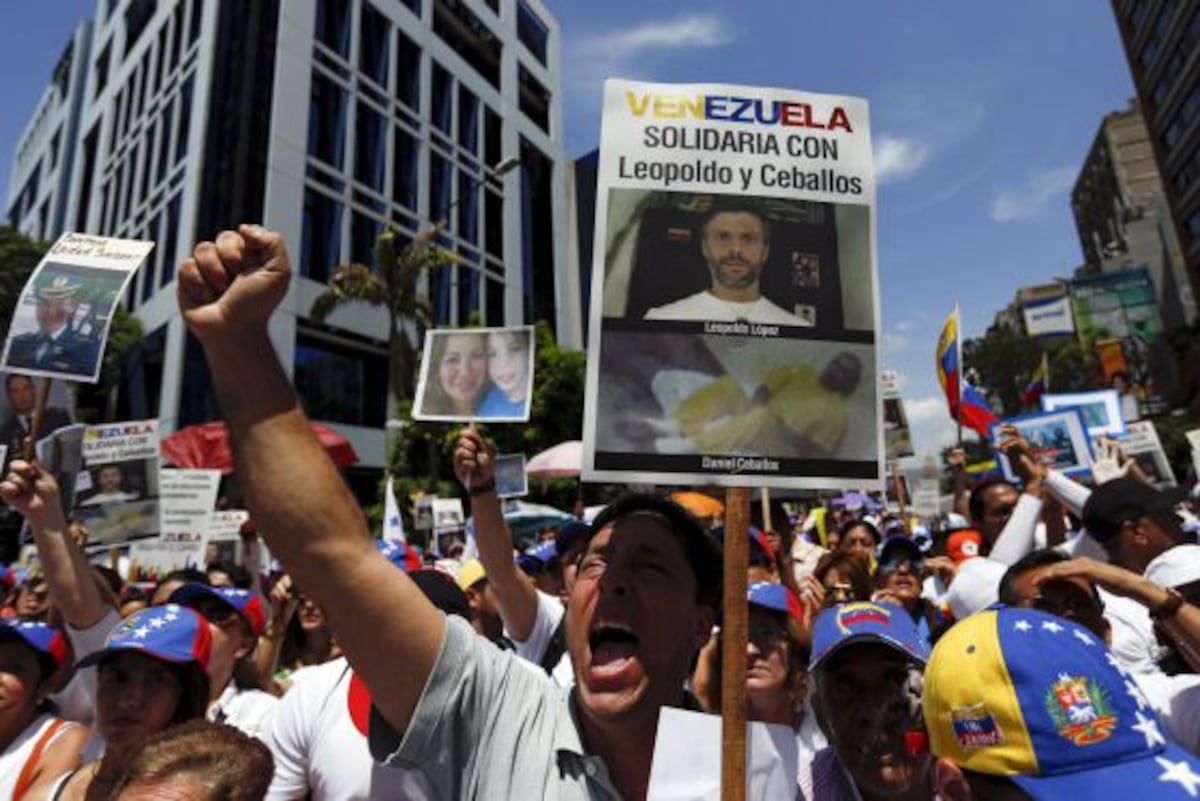 La oposición a Maduro vuelve a la calle en 30 ciudades venezolanas ...