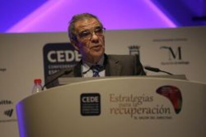 C&eacute;sar Alierta, presidente de Telef&oacute;nica.