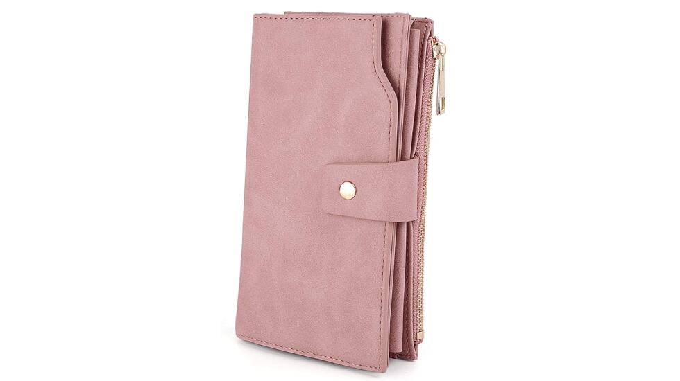 Vista en detalle de la cartera para monedero para mujer de la firma UTO.