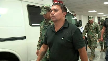 Miguel Ángel Treviño Morales, alias 'Z40', líder del cártel de Los Zetas, tras ser aprehendido en julio de 2013.