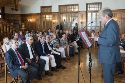 Pascual Sala, durante su intervención en la UIMP.