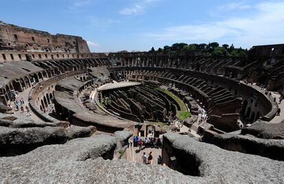 Vista de la arena del Circo Romano