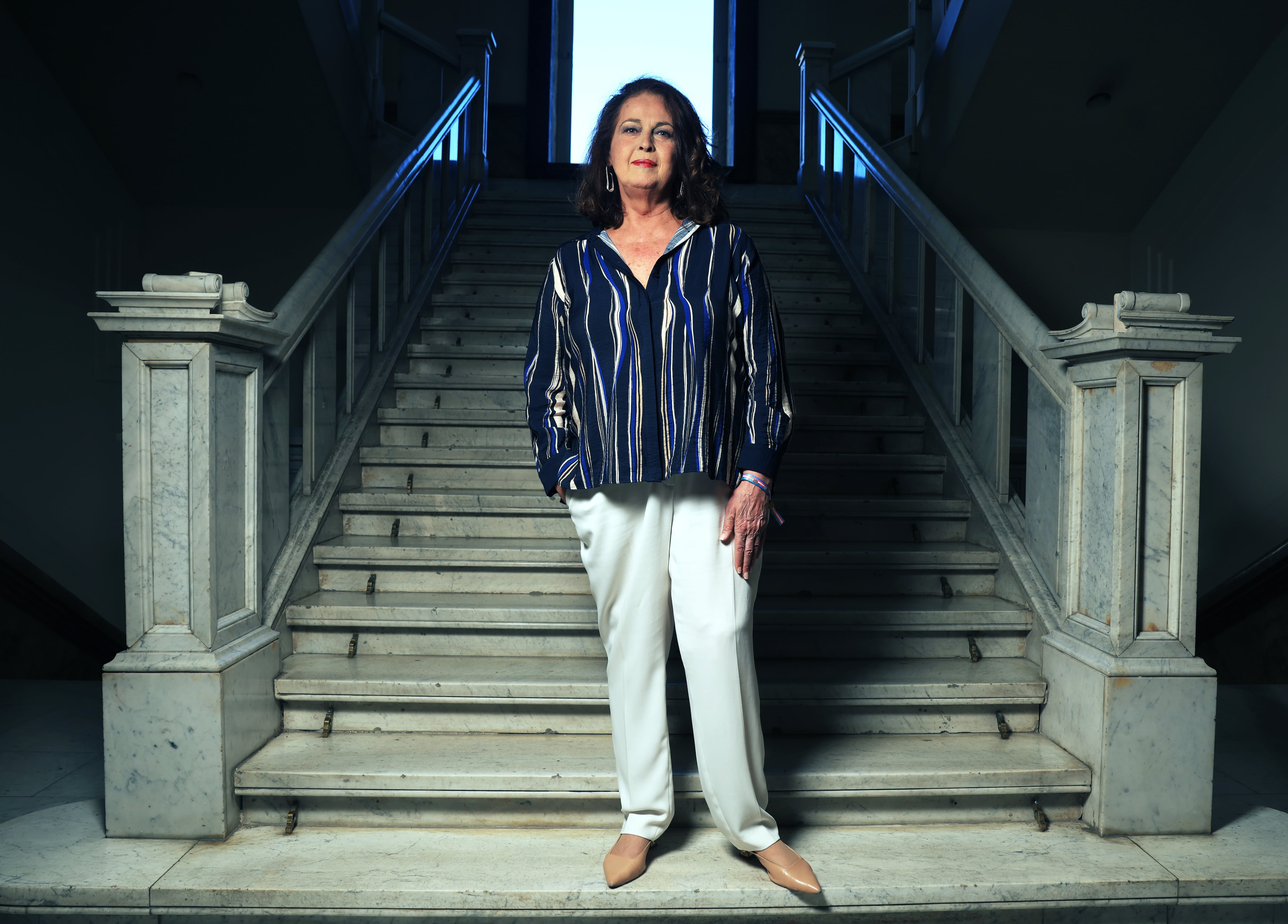 Madrid Mas La senadora Carla Antonelli posa este viernes en el Senado (Madrid).