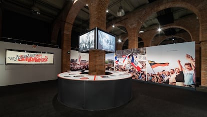 Exposición sobre el Muro de Berlín en Madrid