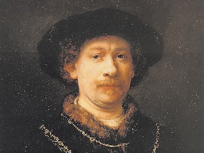 Autorretrato de Rembrandt (1643).