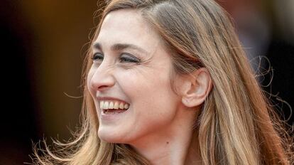 La actriz Julie Gayet.