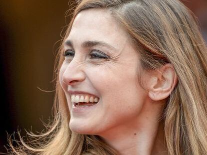 La actriz Julie Gayet.