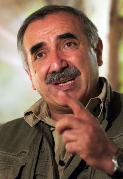 El comandante de la guerrilla del PKK Murat Karayilan en octubre de 2009.