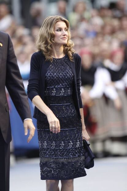 Letizia, en los premios Príncipe de Asturias 2009.