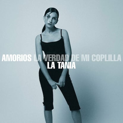 Portada del disco Amoros. La verdad sobre mi coplilla, de La Tania. 