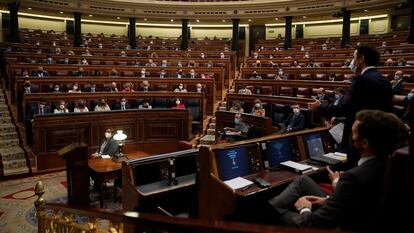 Intervención de Teodoro García Egea en el Congreso de los Diputados.