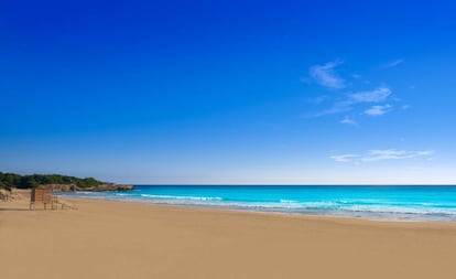 Playa de la Savinosa, en la Costa Dorada (Tarragona).