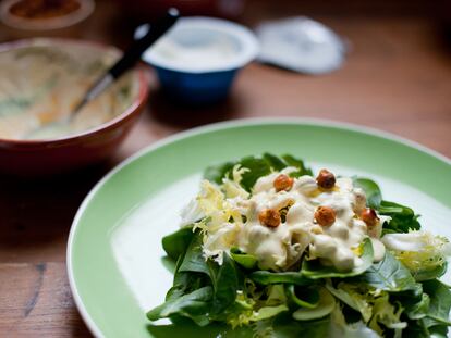 La ensalada con sorpresa. / AINHOA GOMÀ