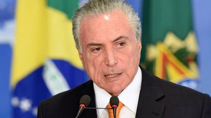 O presidente Michel Temer.