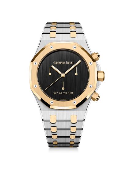 Reducido a lo esencial, el contraste de materiales da forma a este Royal Oak Cronógrafo Automático único.