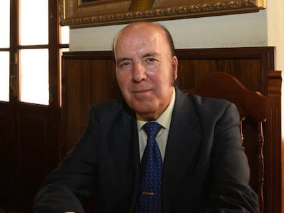 Chiquito de la Calzada, en un restaurante de Málaga en 2008.