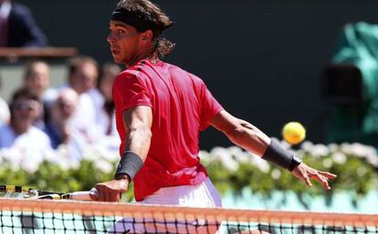 Nadal, en su duelo ante Ferrer.