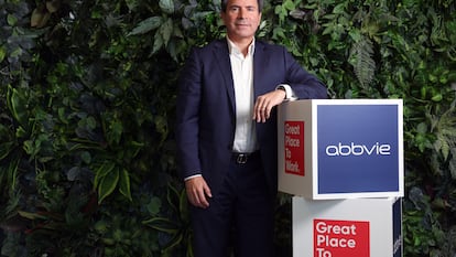 Felipe Pastrana, vicepresidente y director general del laboratorio AbbVie en España.