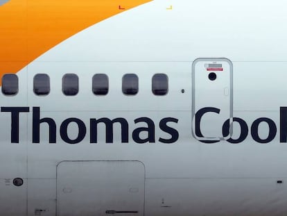 Un avión Boeing 757-300 de Thomas Cook.