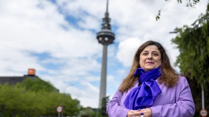 La periodista Pilar Requena, en Madrid.