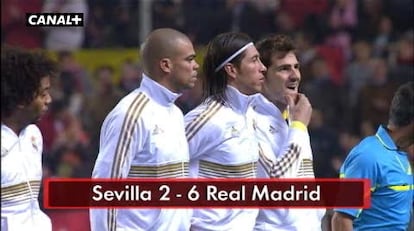 Sevilla, 2 - Real Madrid, 6