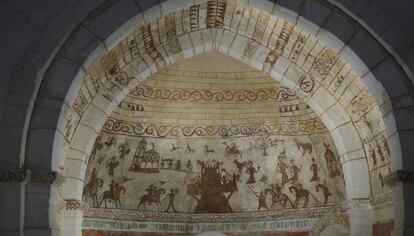 Apse from the church of Alaitza, in Álava.