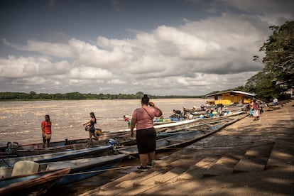 Muelle de Puerto Leguízamo, Putumayo, el pasado 9 de febrero. 