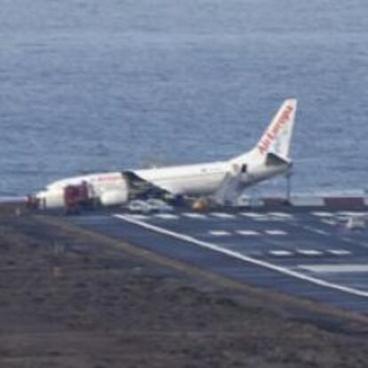 Aterrizaje forzoso en Lanzarote
