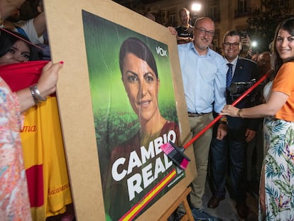 Macarena Olona, la que fuera candidata de Vox a la presidencia de la Junta de Andalucía, arranca la campaña electoral el 3 de junio en Granada.