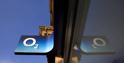 Tienda de O2, filial británica de Telefónica.