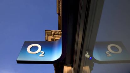Tienda de O2, filial británica de Telefónica.