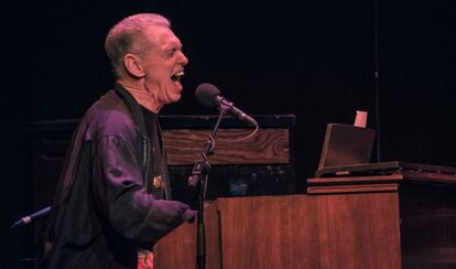 Georgie Fame, durante su concierto del jueves en Madrid.