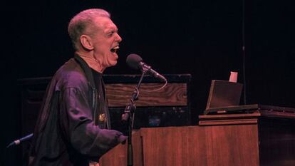 Georgie Fame, durante su concierto del jueves en Madrid.