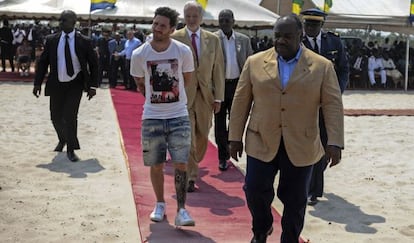 Leo Messi, a Gabon.
