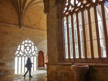 Claustro de la catedral de El Burgo de Osma, en la provincia de Soria.